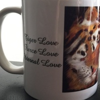 tiger love mug - Thumbnail 1
