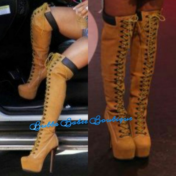 *Timbo* thigh high boots
