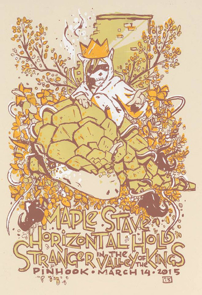 Maple Stave, Horizontal Hold, Durham, 2015