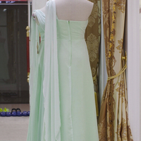 Charming Chiffon One Shoulder Floor Length Bridesmaid Dresses, Bridesmaid Dresses, Prom Dresses, Wedding Party Dresses, Bridesmaid Dress,PD380072 - Thumbnail 2