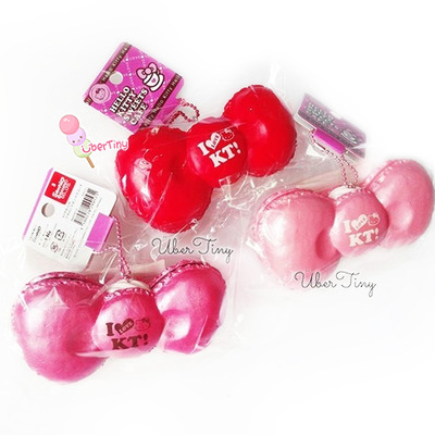 Sanrio hk jumbo bow macaron squishy i <3 kt (licensed) - Thumbnail 2