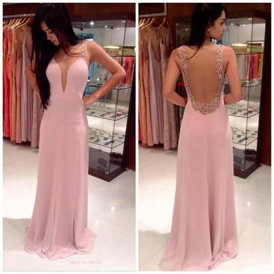 V-neck prom dress, sexy prom dress, long prom dress, online prom dress,pd380057