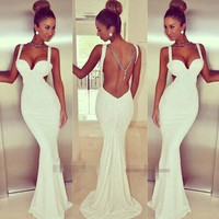 Sexy Prom Dress, Leak Back Prom Dress, Backless Prom Dress, Long Prom Dress,PD380047 - Thumbnail 1
