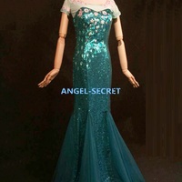 J919NC FROZEN FEVER Elsa dress only, no cape - Thumbnail 1