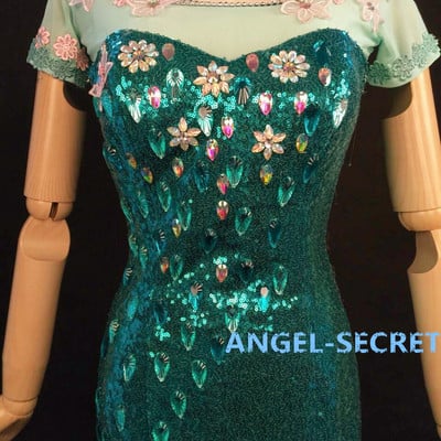 J919nc frozen fever elsa dress only, no cape