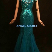 J919NC FROZEN FEVER Elsa dress only, no cape - Thumbnail 2