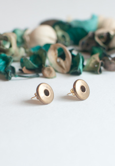 Vintage Gold Earrings ER0835