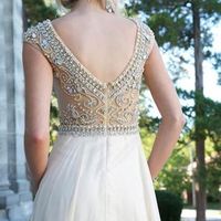 Chiffon Prom Dresses,A-Line Prom Dresses,Prom Dresses 2015,Long Evening Dresses,See Through Party Dresses,Beading Wedding Dresses ,15042001 - Thumbnail 1