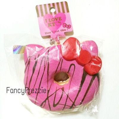 Rare hello kitty jumbo donut squishy