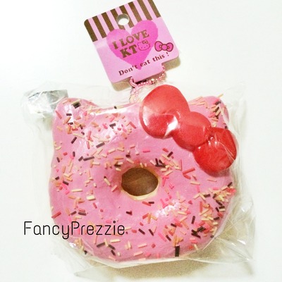 Rare hello kitty jumbo donut squishy