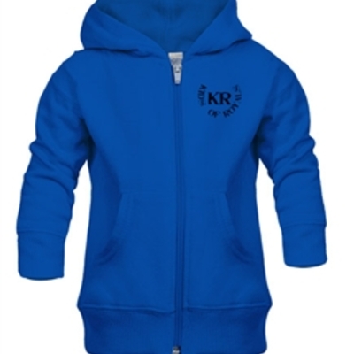 Kids of royals zip up hoodie