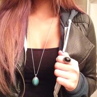 Teal Matrix Pendant - Thumbnail 2