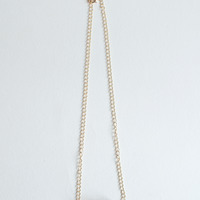 Japanese Beads Faux Pearl Simple Necklace NL0826 - Thumbnail 4