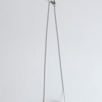 Black Grey Geometric Beads Necklace NL0857 - Thumbnail 4