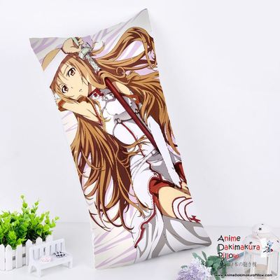 New asuna - sword art online anime dakimakura rectangle pillow cover rpc105
