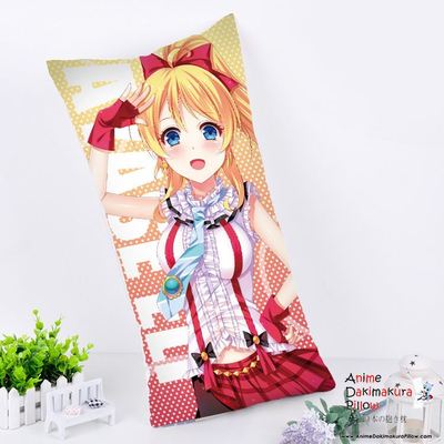 New ayase eli - love live anime dakimakura rectangle pillow cover rpc109