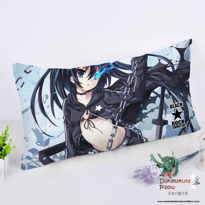 New black rock shooter anime dakimakura rectangle pillow cover rpc13