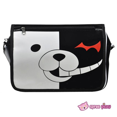 Dangan ronpa principal monokuma black/white bear bag shoulder bag sp151692 - Thumbnail 3