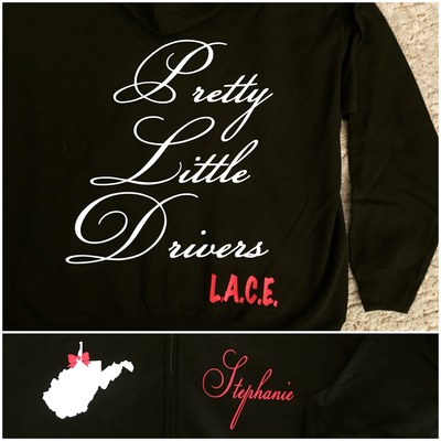 Pretty Little Drivers Zip Up Sweatshirt