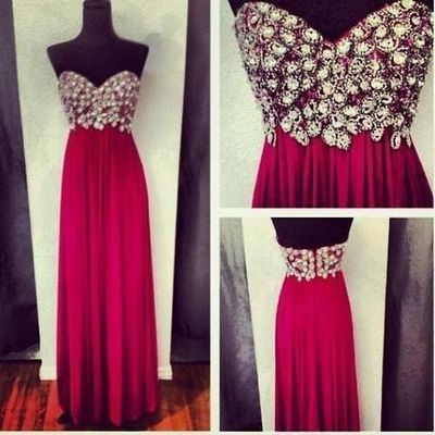 hot pink prom dress, long prom dress, sweetheart prom dress, dresses for prom, 2018 prom dresses, BD143301