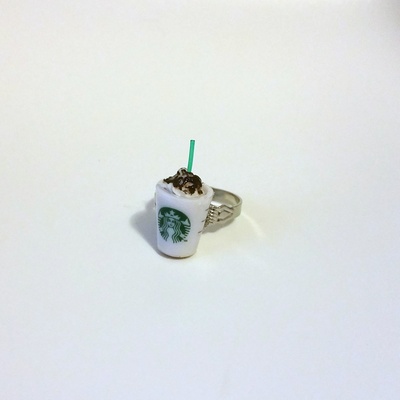 Kawaii cute japanese ring - starbucks frappuccino coffee