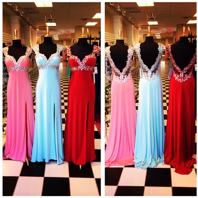 Long prom dress, blue prom dress, pink prom dress, red prom dress, custom prom dress,  prom dress, bd143513