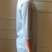 Grey & Ivory Sheer Sweater - Thumbnail 1