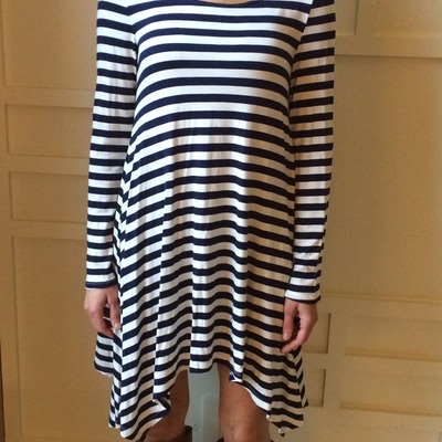 Boho lace elbow patch dress - Thumbnail 5