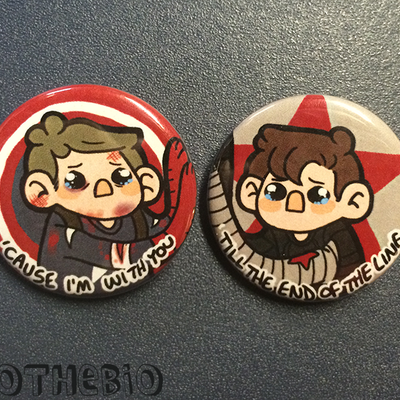 Cap & bucky matching pins