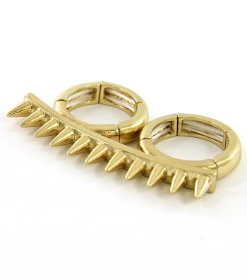Spike 2 Finger  Ring 