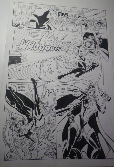 Mantra #13 (Giant-Size Mantra #1) page 14 Original art 90's Malibu Comics