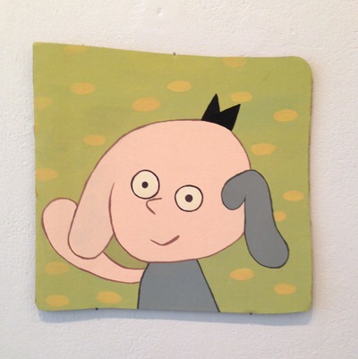 "Studio Portrait Hanging in His Mother's Home"