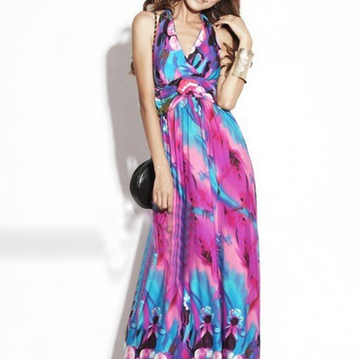 Angela floral maxi dress - Thumbnail 3