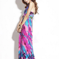 Angela Floral Maxi Dress - Thumbnail 1