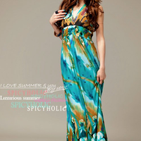 Angela Floral Maxi Dress - Thumbnail 2