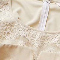 Elegant Bow Ruffles Dress - Thumbnail 2