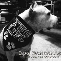 Tuglife Dog Bandana-Large Dogs, Pit Bull & Bully