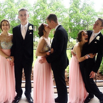 Sequins prom dresses, long prom dress, chiffon prom dress, prom dress 2015, online prom dress, 15032301