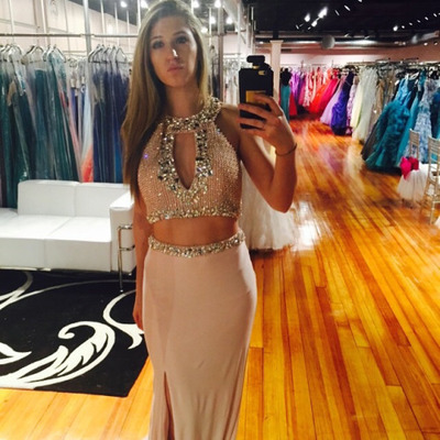 2 piece prom dresses, chiffon prom dress, chiffon prom dress, long prom dress, prom dress 2015, online prom dress, 15032311
