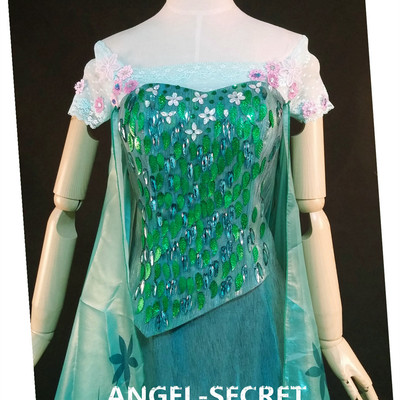 Top10 elsa corset and sleevse only of j929 for frozen fever ， no cape, no skirt