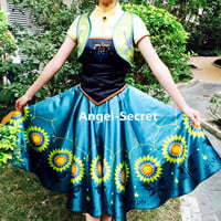 J959 Anna costume frozen fever full set - Thumbnail 2