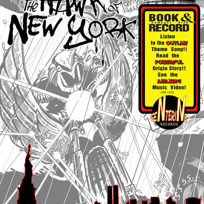 Hawk of new york book and (cd) record set