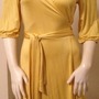 Vintage DVF Yellow Dress-1