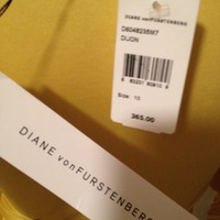 Vintage DVF Yellow Dress - Thumbnail 3