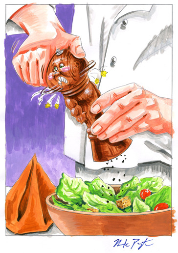 #27 Pepper MILTON / Fresh FREDDY Color Rough - Garbage Pail Kids 2015 Series 1