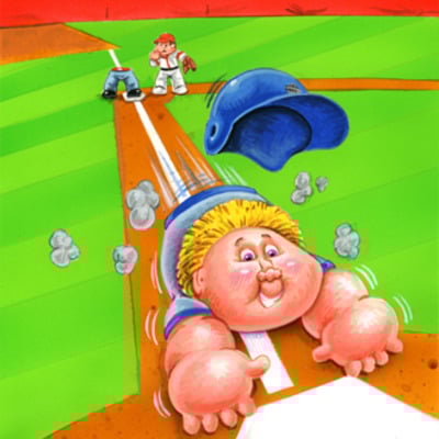 #63 stolen nolan / safe seth final art - garbage pail kids 2015 series 1 - Thumbnail 4