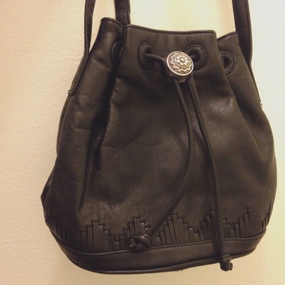 Boho bucket style bag