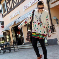 Color Stars Loose Shirt - Thumbnail 1