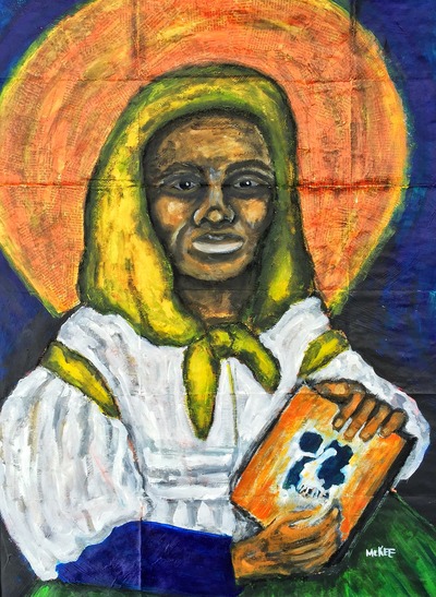 Marisol McKee Art - "Saint Dymphna" 