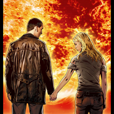 Doctor who 9th doctor #1 artist print